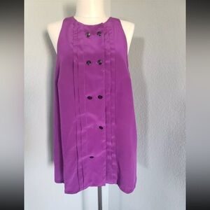 Alexander Wang Purple Silk Top